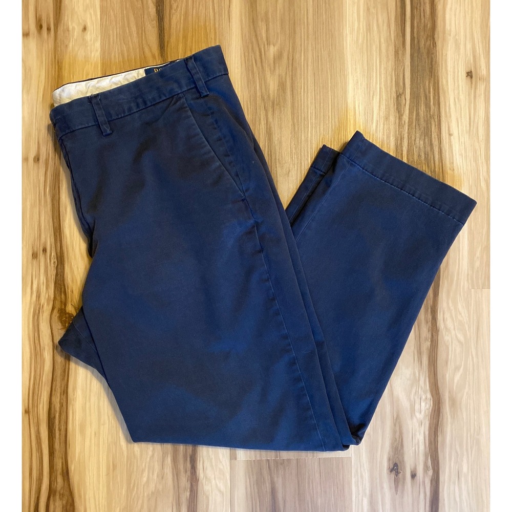 Polo Ralph Lauren Mens Navy Blue Stretch Straight Fit Chino Pants 38x30 Preppy